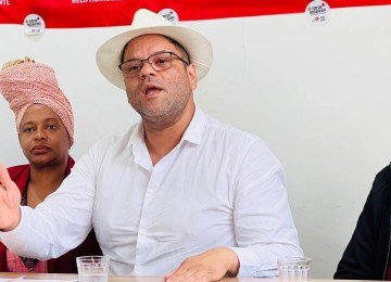 Presidente do PT de Belo Horizonte, Guima Jardim, que lidera o movimento dos candidatos sem recurso do fundo eleitoral  -  (crédito: Edésio Costa/EM/D.A.Press)
