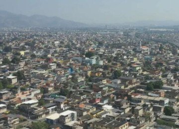 Vista de São João de Meriti, na Baixada Fluminense, no Rio de Janeiro -  (crédito: Reprodução da Internet)