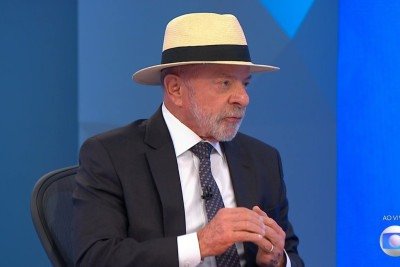 Presidente Lula tenta chegar ao quarto mandato no Palácio do Planalto -  (crédito: Reprodução/TV Globo)
