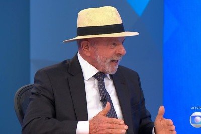 Presidente Lula tenta chegar ao quarto mandato no Palácio do Planalto -  (crédito: Reprodução/TV Globo)
