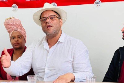 Presidente do PT de Belo Horizonte, Guima Jardim, que lidera o movimento dos candidatos sem recurso do fundo eleitoral  -  (crédito: Edésio Costa/EM/D.A.Press)