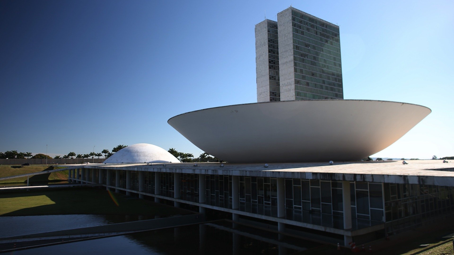 O Congresso Nacional, palco das discuss&otilde;es sobre a baixa representatividade feminina na pol&iacute;tica brasileira, especialmente no Senado -  (crédito: Reprodu&ccedil;&atilde;o)