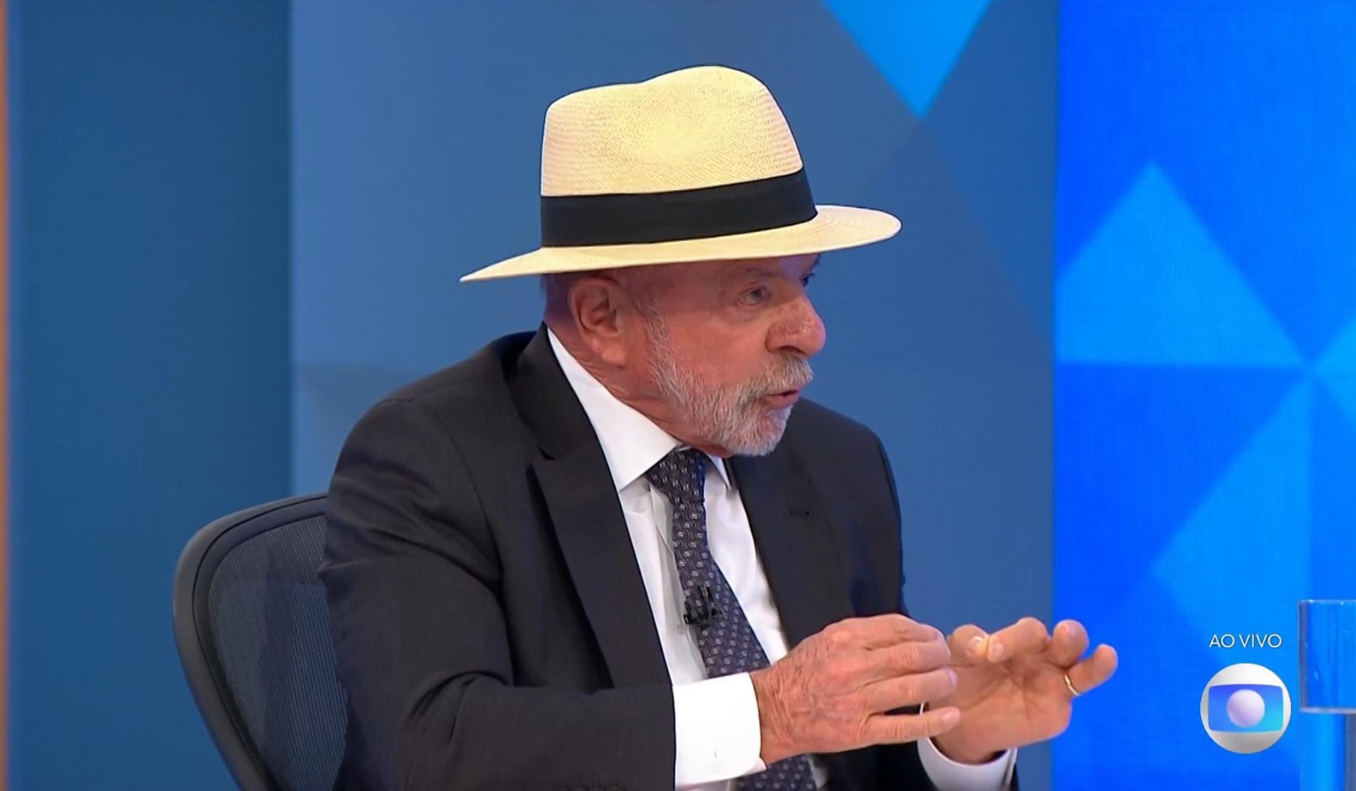 Lula questiona pergunta de Renata Vasconcellos