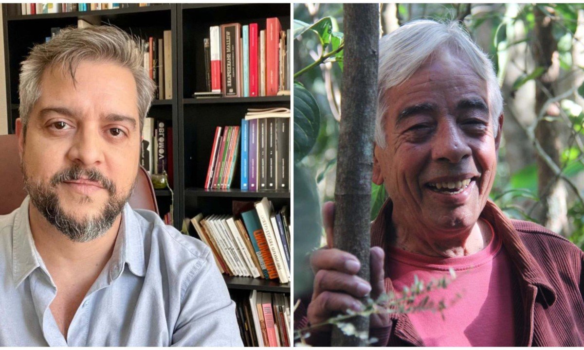 O organizador Cide Piquet e o poeta e tradutor Leonardo Fróes - (crédito: Cide Piquet/Divulgação e Cassiano Lustosa Fróes/Divulgação)