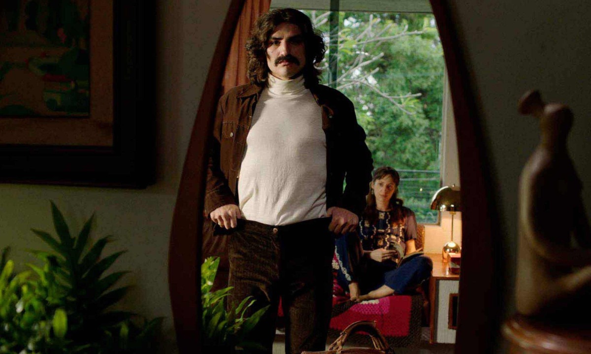 O ator Caian Zattar interpreta Belchior na juventude, papel de Luiz Carlos Vasconcelos na maturidade
- (crédito: Canal Brasil/Divulgação)