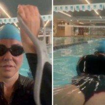 Paolla Oliveira compartilha perrengues para viver nadadora em novo trabalho - Redes sociais