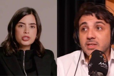 Renan Santos quer acabar com o programa Pé-de-Meia, proposto por Tabata Amaral -  (crédito: Reprodução/X)