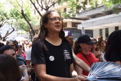 Duda promove 'festa da peruca colorida' para lançamento de campanha e alfineta Nikolas -  (crédito: Gladyston Rodrigues/EM/D.A Press)
