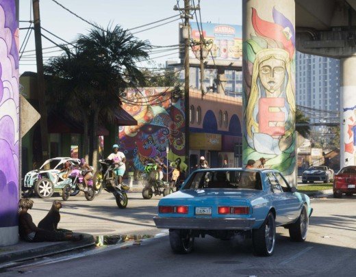 NPCs, veículos, animais e atividades ajudam a construir uma cidade que parece funcionar mesmo sem a presença do jogador.