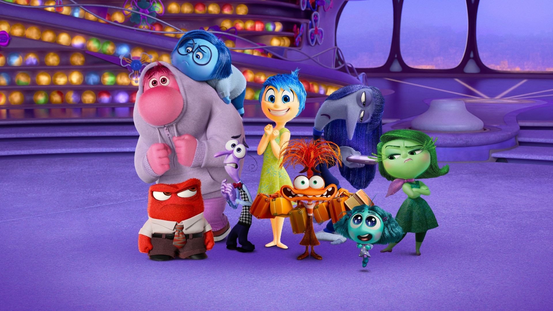A anima&ccedil;&atilde;o "Divertida Mente" e sua sequ&ecirc;ncia exploram a complexidade das emo&ccedil;&otilde;es e a import&acirc;ncia do equil&iacute;brio emocional para a sa&uacute;de mental -  (crédito: Reprodu&ccedil;&atilde;o / Disney )