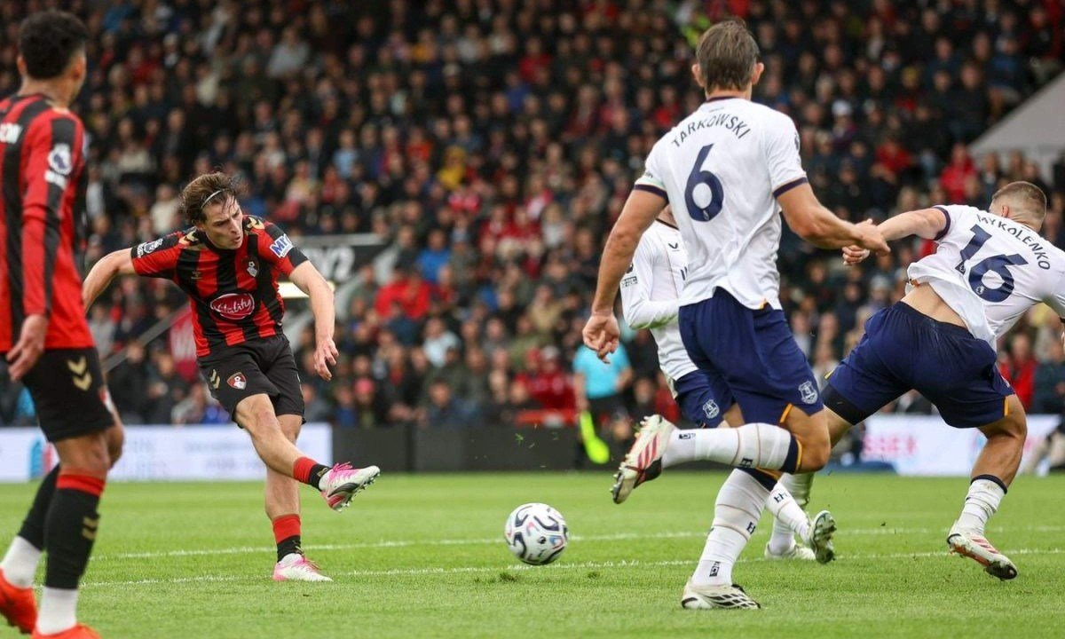 Pelo Inglês, Bournemouth cede empate ao Everton no ‘apagar das luzes’ - (crédito: No Ataque Internacional)