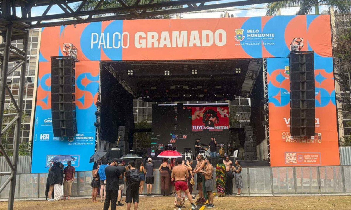 O atraso ocorreu por problemas técnicos no microfone - (crédito: Gabriela Matina/EM/D.A Press)