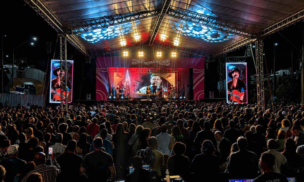 Última etapa classificatória desta edição do Fenac lotou a Concha Acústica, em Nepomuceno, no fim de semana - (crédito: Ronan Muzzi/Divulgação)