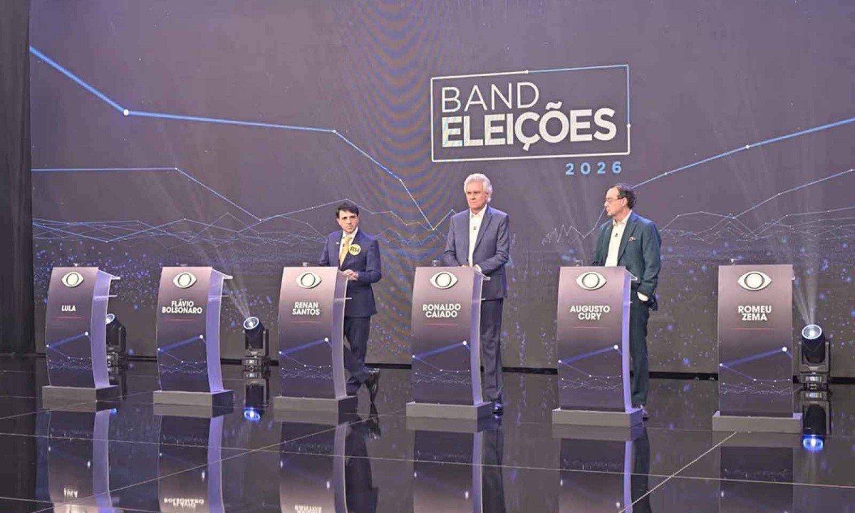 Os debates foram esvaziados pela ausência dos principais candidatos. Esse modelo esgotou -  (crédito: Renato Pizzutto/Band/Divulgação)