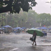 Eleições com chuva e frio: temperatura despenca 12°C no fim de semana - Jair Amaral/EM/D.A Press
