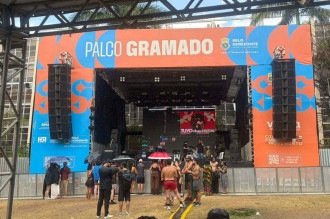 Chuva forte interrompe show no Parque Municipal na Virada Cultural 