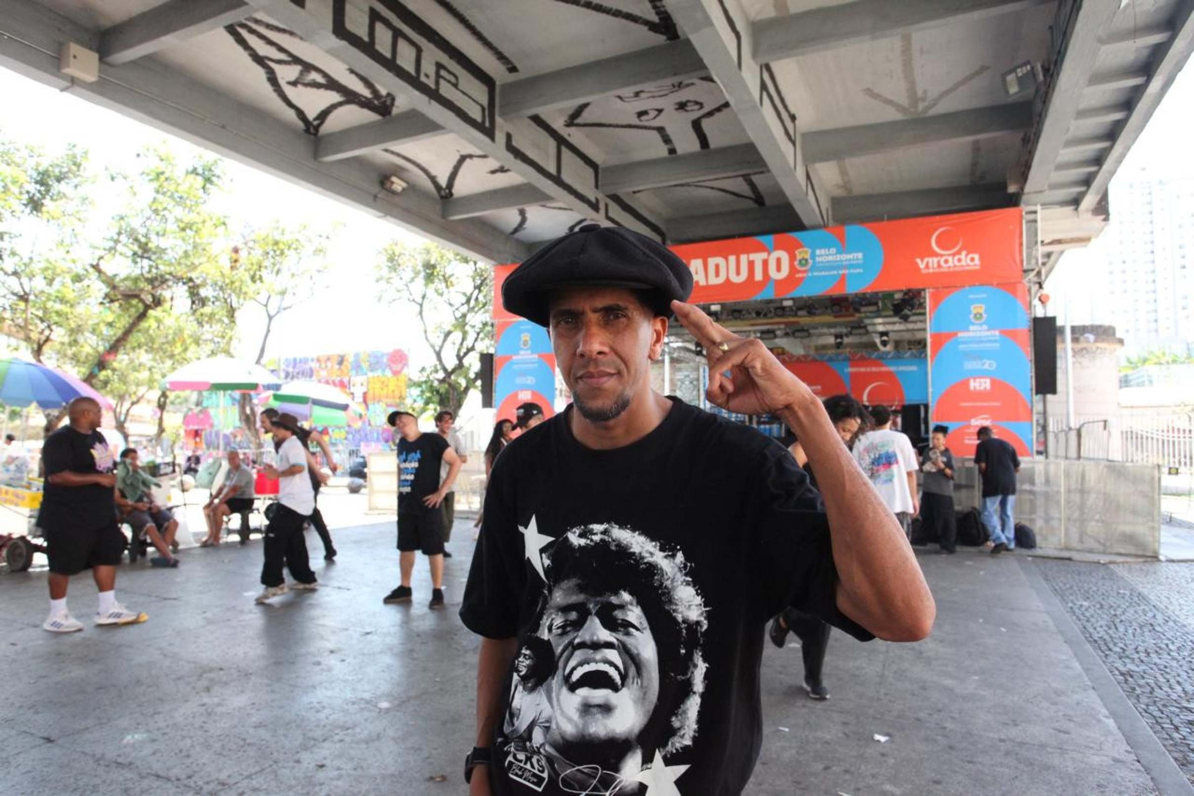 Luiz Fernando Black-A, o idealizador do projeto Black-a Convida 