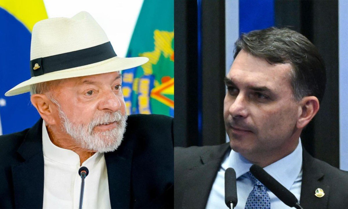 Caso Master: Lula e Flávio Bolsonaro deram munição um ao outro - (crédito: Foto: Ricardo Stuckert e Carlos Moura/Agência Senado)