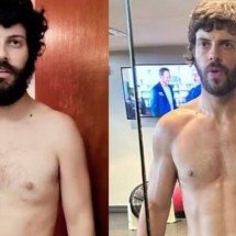 Diogo Defante exibe antes e depois após superar tumor e uso de remédios - Tupi