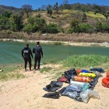 Corpo de jovem é encontrado na Lagoa Várzea das Flores - CBMMG / Divulgação