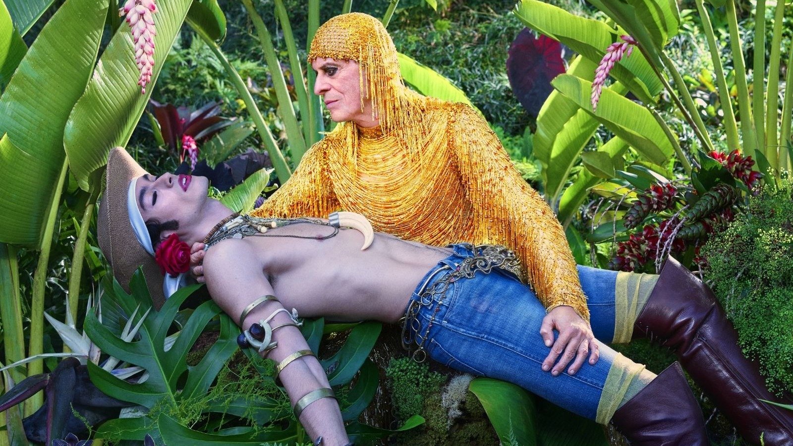 A ousadia e a identidade visual marcante de Ney Matogrosso para a turn&ecirc; "85 Anos de Ousadia", com fotos de LaChapelle -  (crédito: Ney Matogrosso por David LaChapelle)
