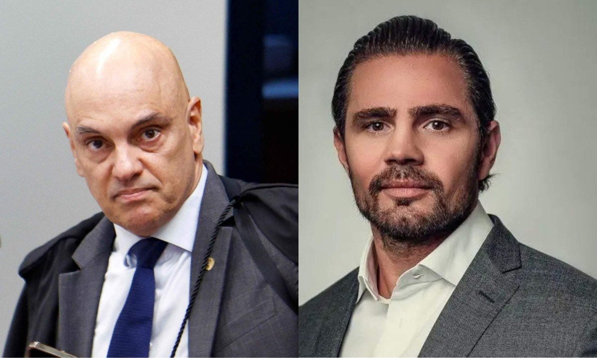 Alexandre de Moraes editou o contrato do escritório da esposa como Banco Master, de Daniel Vorcaro - (crédito: Sergio Lima / AFP e Divulgação)