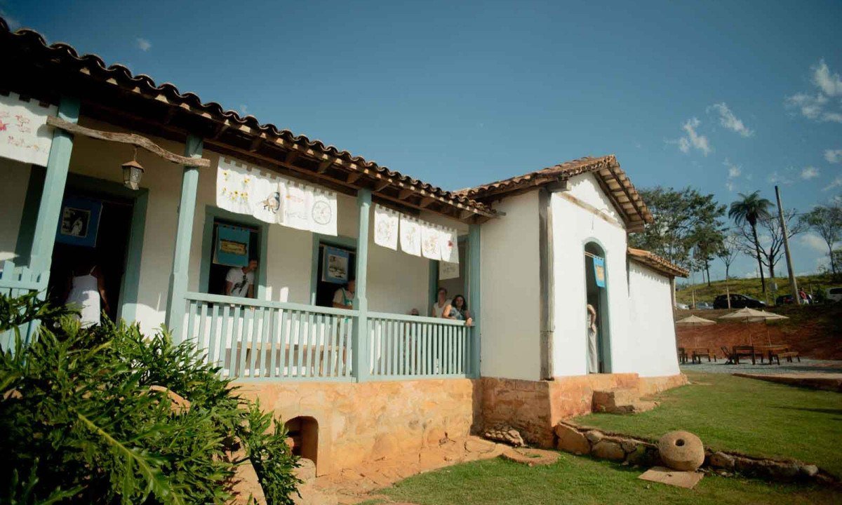 Sede da fazenda da família de Toshiko Ishii abriga instituto
 -  (crédito: Bernardo Silva/Divulgação)