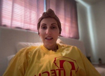 Andree Greig Baudoin, a "Andreethegirl", gravou um v&iacute;deo de despedida antes de sua morte devido ao c&acirc;ncer -  (crédito: TikTok)