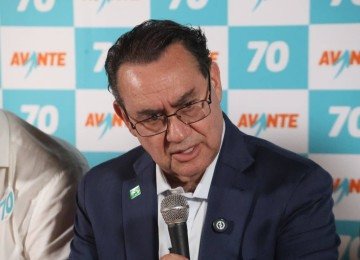 Augusto Cury virou o principal nome fora da polarização entre Lula e Flávio Bolsonaro -  (crédito: Marcos Vieira/EM/D.A. Press)