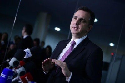 Pacheco vinha sendo pressionado por Lula a disputar o governo mineiro  -  (crédito: Pedro França/Agência Senado)