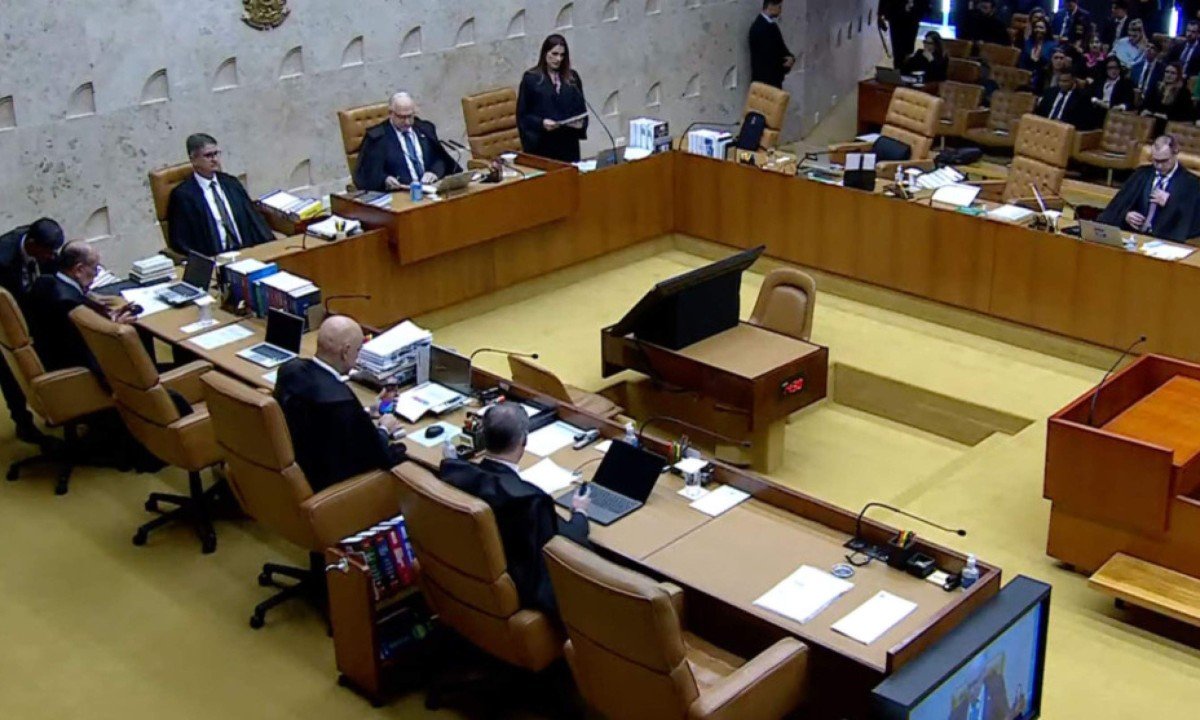 Silêncio e nada de cumprimentos: a â??paz armadaâ?? entre Mendonça e Moraes no STF - (crédito: Foto: Reprodução/Youtube)