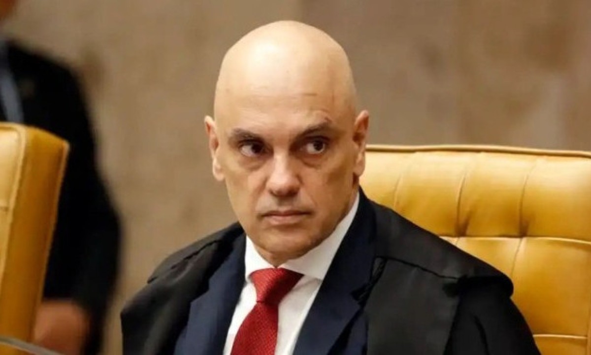 Ministro Alexandre de Moraes é citado em mensagens que sugerem tentativa de frear investigações contra empresário - (crédito: Bruno Peres/Agência Brasil)