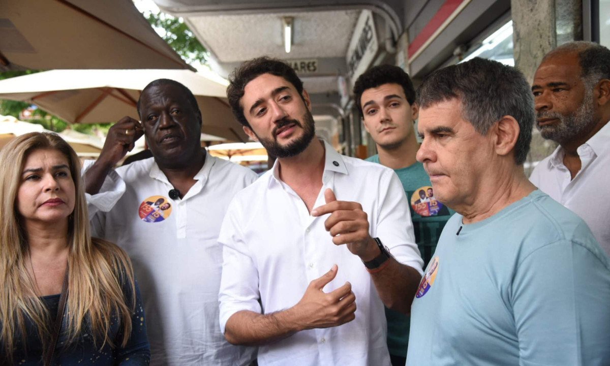 Pela manhã, durante agenda no Café Palhares, no Centro de Belo Horizonte, Gabriel já havia comentado sobre a polarização dentro do Supremo - (crédito: Gladyston Rodrigues/EM/D.A Press)