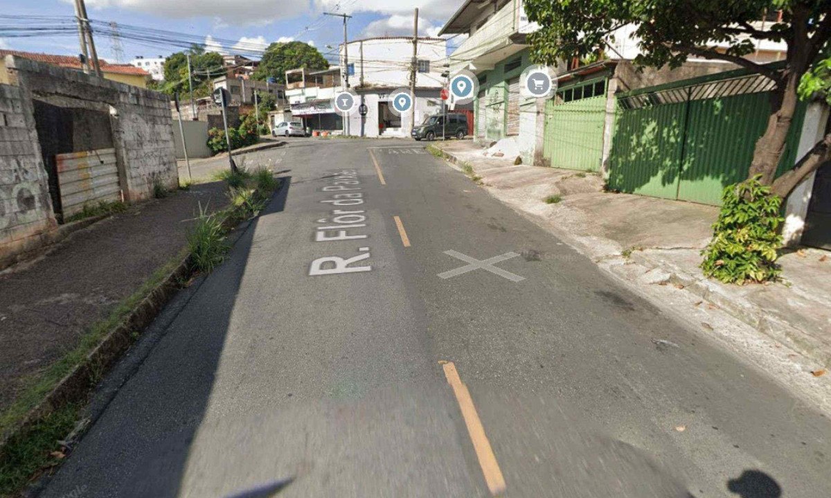 A vítima não morava no endereço onde foi assassinada - (crédito: Reprodução/ Google Street View)