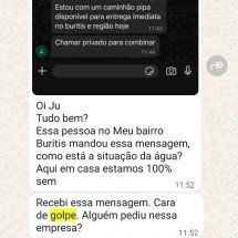 Golpe: falsos fornecedores 'vendem' caminhão-pipa na Região Oeste de BH - Reprodução/Redes Sociais 
