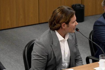O ex-banqueiro Daniel Vorcaro, do Banco Master, durante depoimento à Polícia Federal  -  (crédito: Reprodução - 30.dez.25)