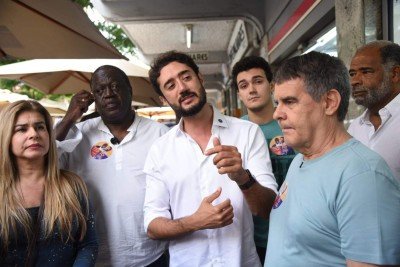 Pela manhã, durante agenda no Café Palhares, no Centro de Belo Horizonte, Gabriel já havia comentado sobre a polarização dentro do Supremo -  (crédito: Gladyston Rodrigues/EM/D.A Press)
