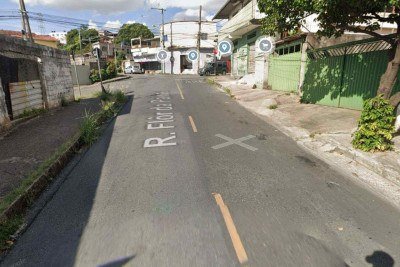 A vítima não morava no endereço onde foi assassinada -  (crédito: Reprodução/ Google Street View)