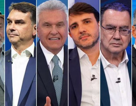 Presidenciáveis Lula, Flávio Bolsonaro, Renan Santos, Zema, Caiado e Cury divergem sobre a escala de trabalho 6x1 e a jornada semanal. - (crédito: Reprodução) Presidenciáveis Lula, Flávio Bolsonaro, Renan Santos, Zema, Caiado e Cury divergem sobre a escala de trabalho 6x1 e a jornada semanal. - (crédito: Reprodução)
