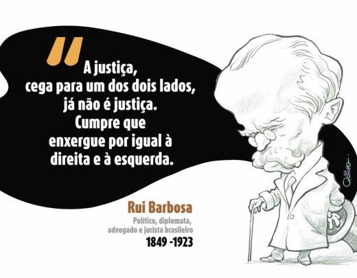 Charge Rui Barbosa -  (crédito: Quinho)