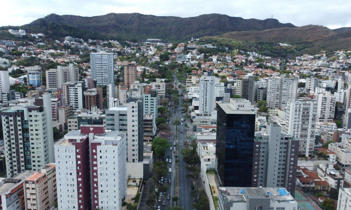 Vista de Belo Horizonte - (crédito: Leandro Couri/EM/D.A Press)