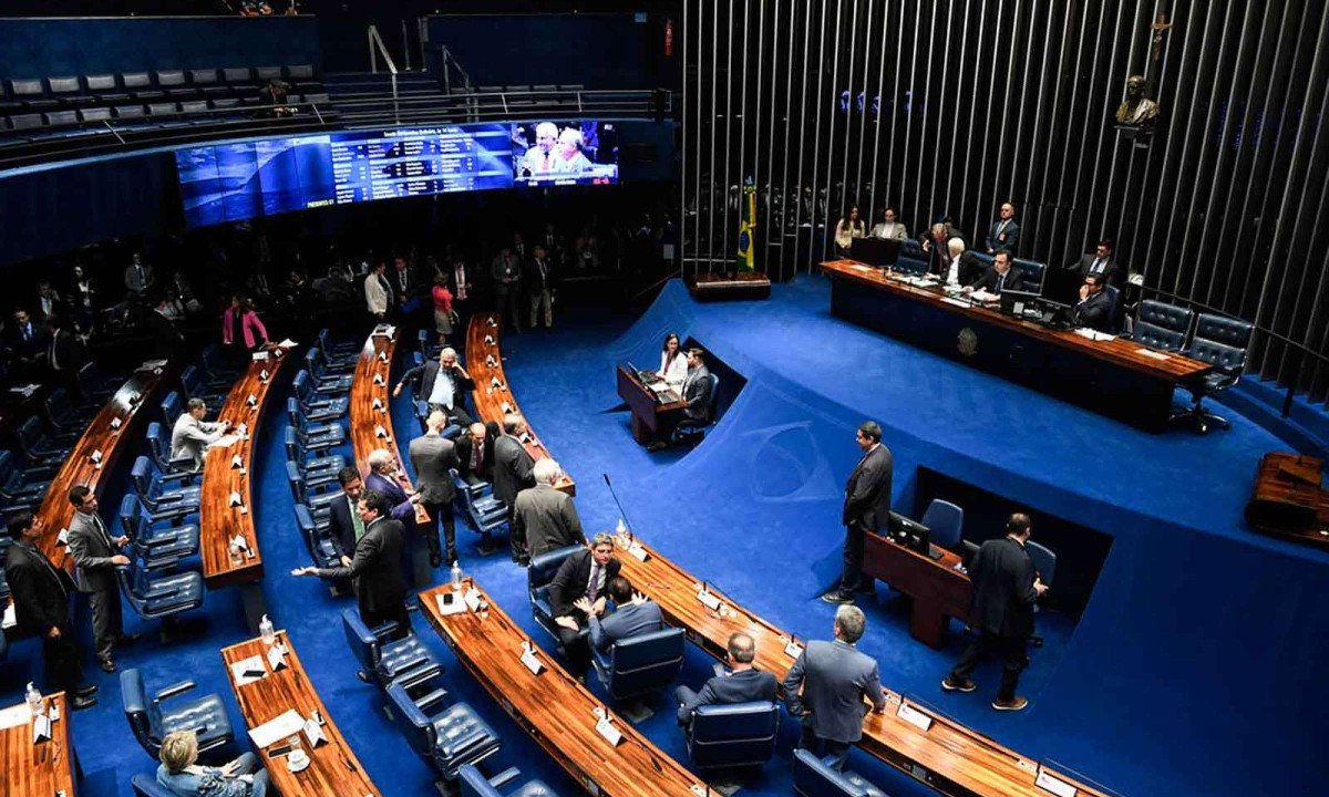 Enquanto o STF mergulha numa crise sem precedentes Câmara e Senado tentam manter a música tocando -  (crédito: Jonas Pereira/Agência Senado – 5/6/24)