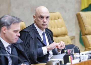 Crise escala: Moraes contra-ataca Mendonça e Fachin se move -  (crédito: Foto: Antonio Augusto/STF)