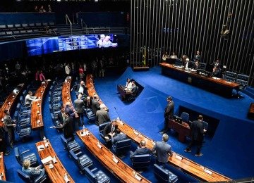 Enquanto o STF mergulha numa crise sem precedentes Câmara e Senado tentam manter a música tocando -  (crédito: Jonas Pereira/Agência Senado – 5/6/24)