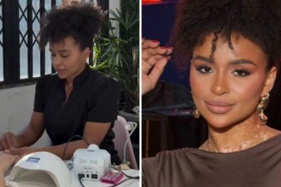 Nat&aacute;lia Deodato, ex-BBB e empreendedora, mostra a rotina em seu sal&atilde;o de beleza e responde a cr&iacute;ticas por seu trabalho -  (crédito: Redes sociais)