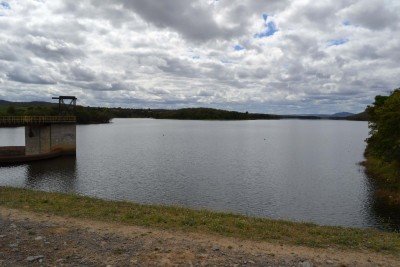 Barragem do Rio Salinas fornece água para o município no Norte de Minas -  (crédito: Luiz Ribeiro/EM/DA Press)