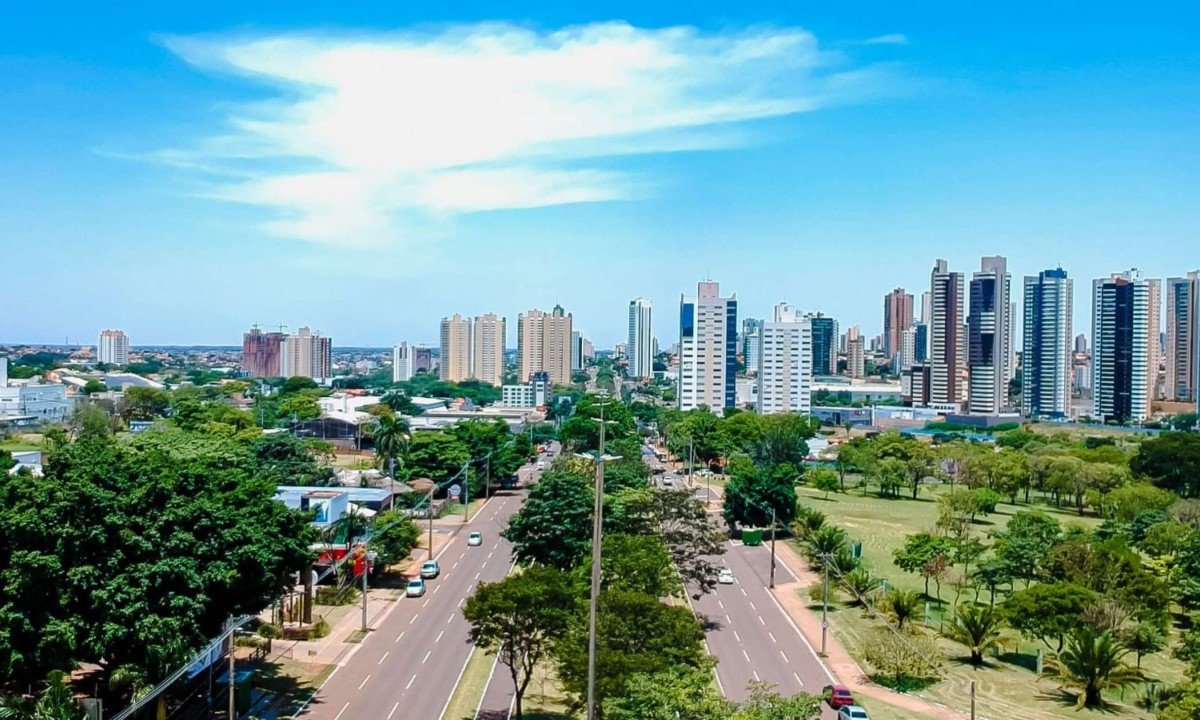 Campo Grande, capital do Mato Grosso do Sul -  (crédito: prefeitura de Campo Grande/Divulgação)