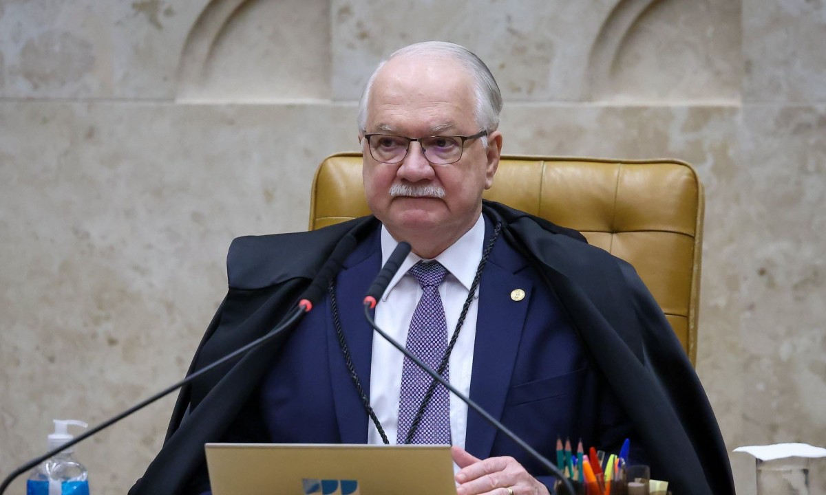 Edson Fachin, presidente do STF, defende publicamente a criação de um código de ética para ministros da Corte - (crédito: Gustavo Moreno/STF)