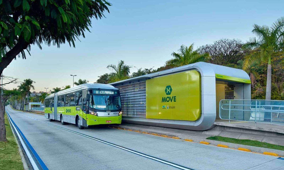 Plano tem 14 projetos para ampliação e instalação de novos BRTs nas cidades da Grande BH -  (crédito: Jomar Bragança/Divulgação)