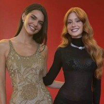 Cabelo de Marina Ruy Barbosa impressiona Kendall Jenner em Veneza - Reprodução/ Redes Sociais